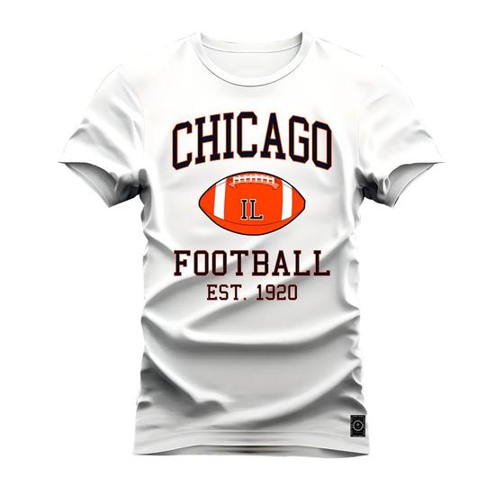 Imagem de Camiseta Plus Size Confortável Premium Estampada Chicago Ball