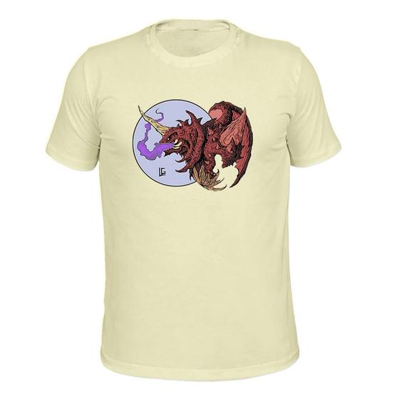 Imagem de Camiseta Plus Size Confortável Tecido Macio Dragon