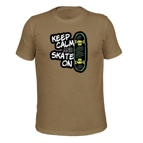 Imagem de Camiseta Plus Size Confortável Tecido Macio Keep Calm