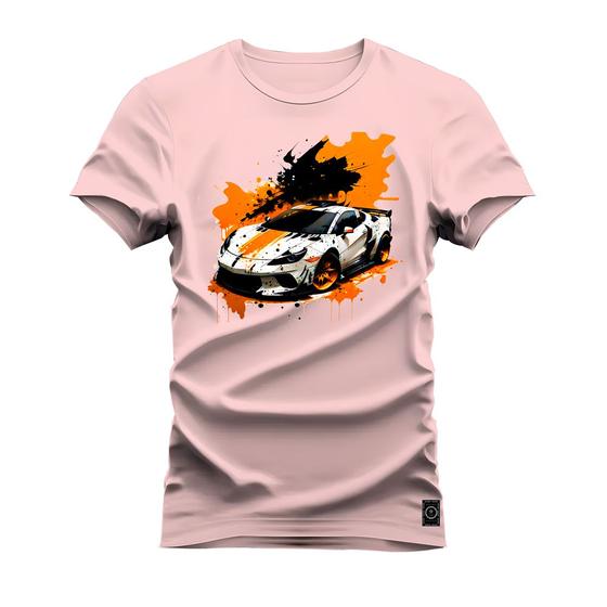 Imagem de Camiseta Plus Size Estampada Algodão Premium Confortável Cars Flatout