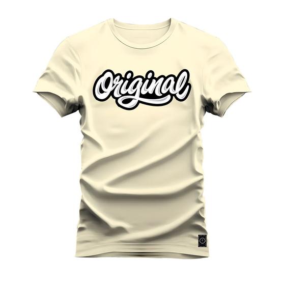 Imagem de Camiseta Plus Size Estampada Premium Algodão Original Script