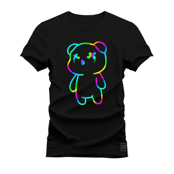 Imagem de Camiseta Plus Size Estampada Premium T-Shirt Style Urso