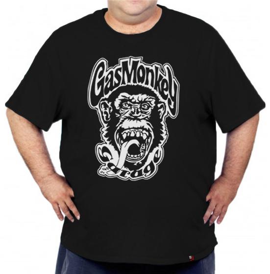 Imagem de Camiseta Plus Size Gas Monkey Garage Dallas Texas Geek