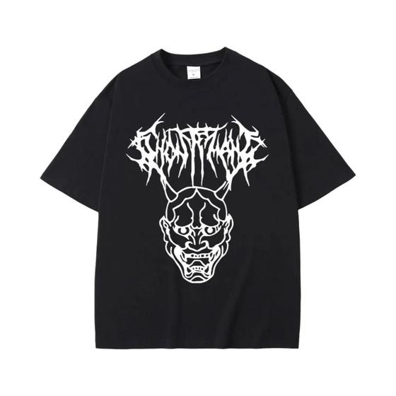 Imagem de Camiseta Plus Size Ghostemane - Estampa Hip Hop Gótico para Mulheres