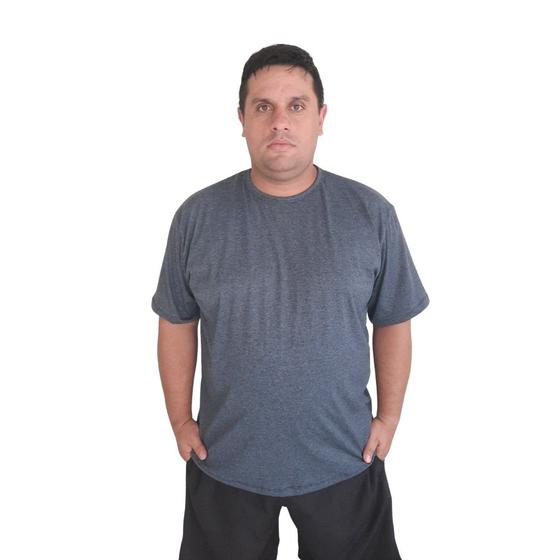 Imagem de Camiseta Plus Size Masculina De Algodão Básica Lisa G1 ao G4 Tamanho Grande