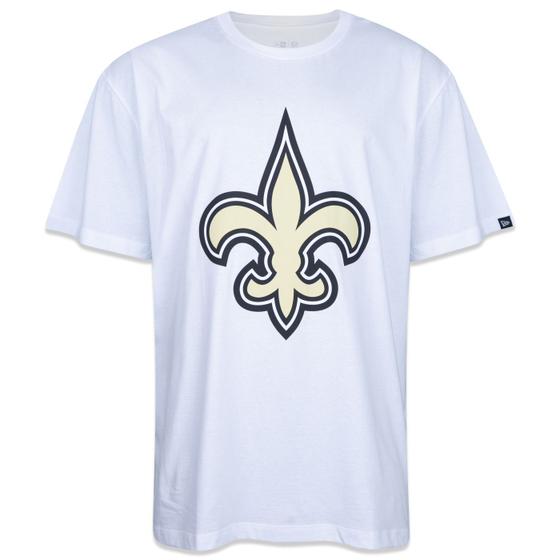 Imagem de CAMISETA PLUS SIZE NEW ORLEANS SAINTS NFL BRANCO PRETO New Era