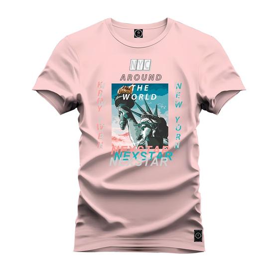 Imagem de Camiseta Plus Size Premium Confortável Estampada The Word