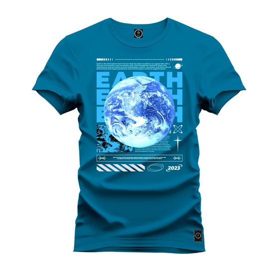 Imagem de Camiseta Plus Size T-Shirt Algodão Premium 30.1 Earth Terra