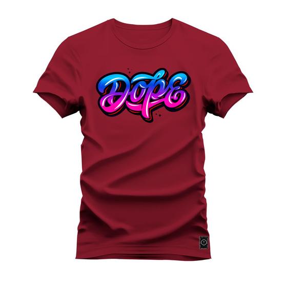 Imagem de Camiseta Plus Size T-Shirt Algodão Premium Estampada Dope