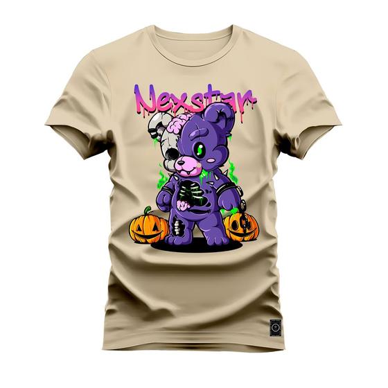 Imagem de Camiseta Plus Size T-shirt Algodão Unissex Street Estampada Nexstar Halloween