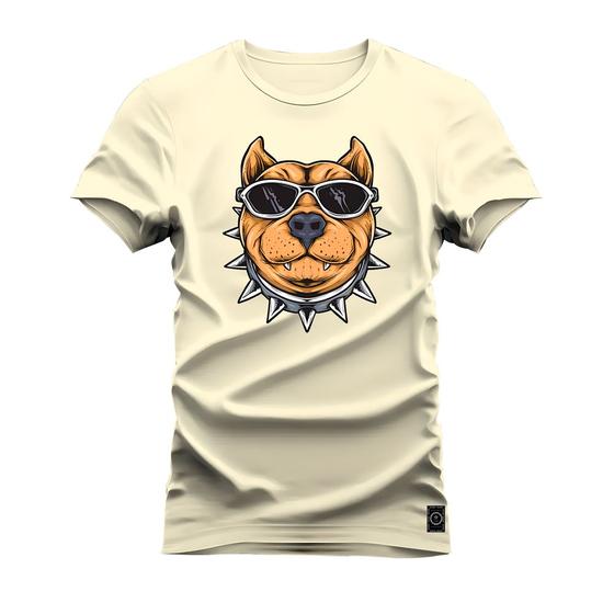 Imagem de Camiseta Plus Size T-shirt Algodão Unissex Street Estampada Pitbull Estiloso