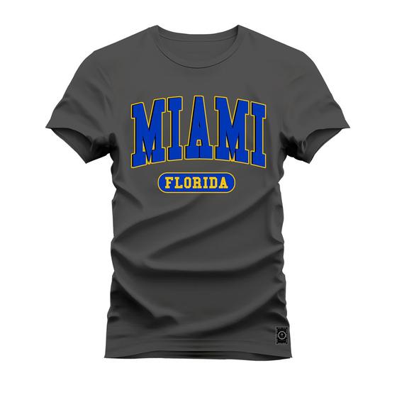 Imagem de Camiseta Plus Size T-shirt Unissex Algodão Miami