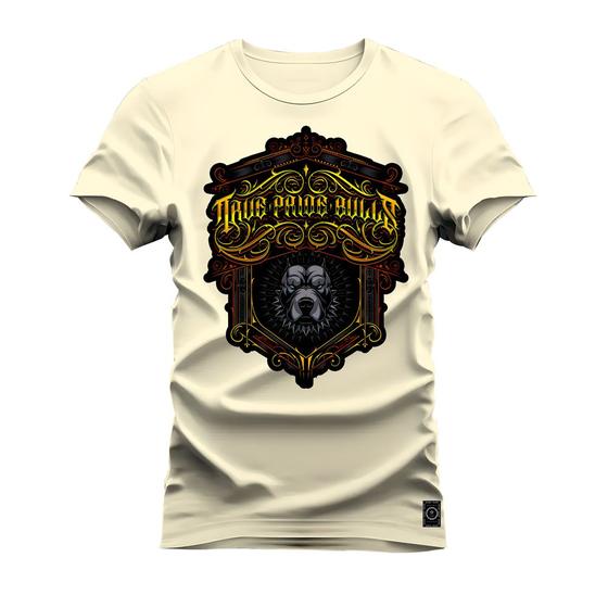 Imagem de Camiseta Plus Size Unissex Algodão Macia Premium Estampada True Pride Bulls