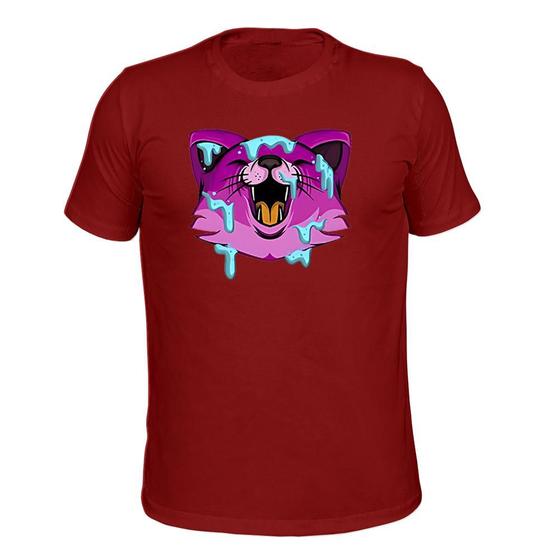 Imagem de Camiseta Plus Size Unissex Malha 30.1 Cat Agua