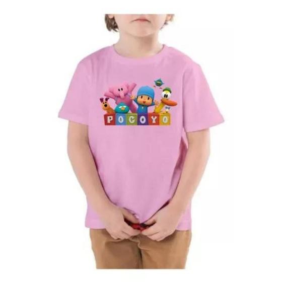 Imagem de Camiseta Pocoyo Infantil Camisa De Desenho Envio Imediato