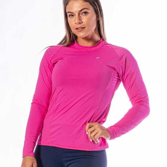 Imagem de Camiseta Poliamida Runner Feminina Manga Longa Charm 04346