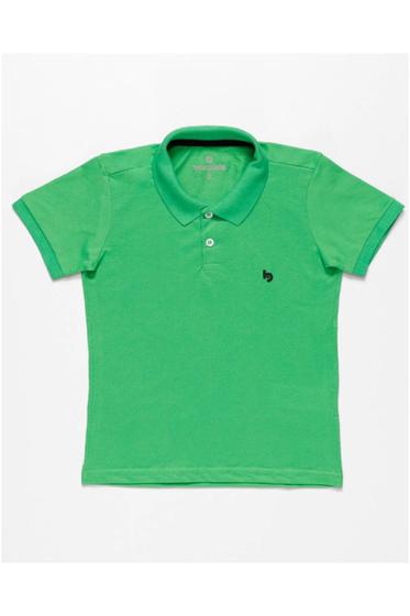 Imagem de Camiseta Polo Bakulelê Verde Básica Lisa Tamanho (2/6)