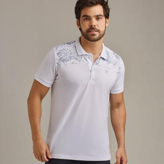 Imagem de Camiseta Polo em Picket Lock Striped On Top Estampa