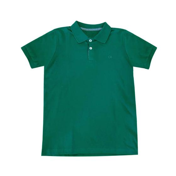 Imagem de Camiseta Polo Infantil Ogochi Verde Escuro