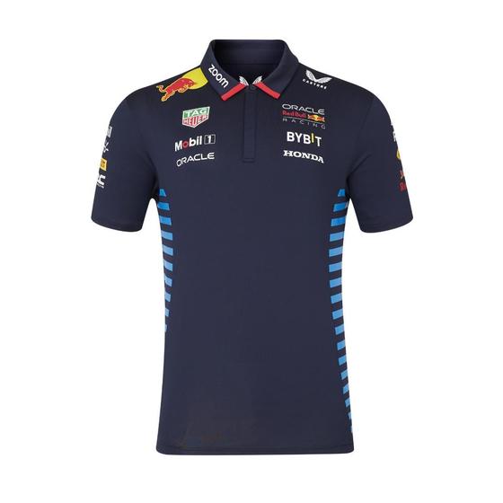 Imagem de Camiseta Polo Red Bull Racing F1 2024 Manga Curta Oficial