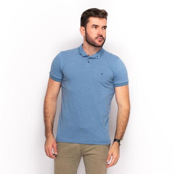 Imagem de Camiseta Polo Teodoro Masculina Lisa Slim Dia a Dia Conforto