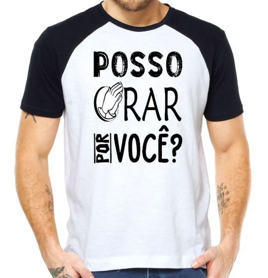 Imagem de Camiseta posso orar por você camiseta religião fé deus