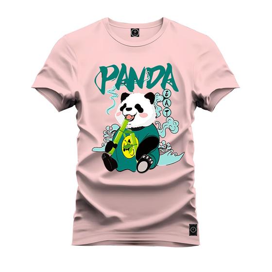 Imagem de Camiseta Premium 100% Algodão Estampada Shirt Unissex Panda Bambuzeiro