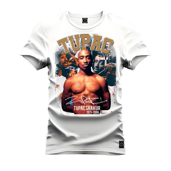 Imagem de Camiseta Premium Algodão Confortável Estampada Tupac Gangue