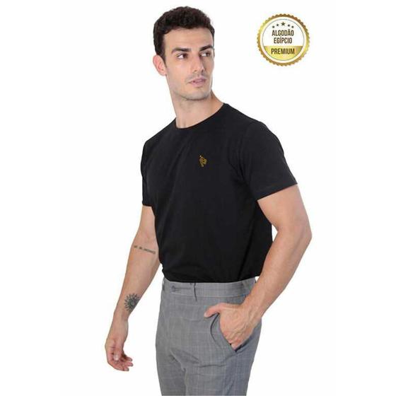 Imagem de Camiseta Premium Algodão Egípcio Bordado Feroz