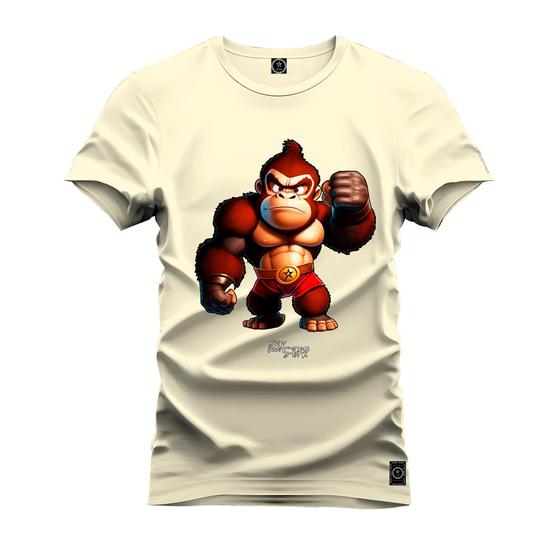 Imagem de Camiseta Premium Confortável Estampada Gorilinha Nervoso