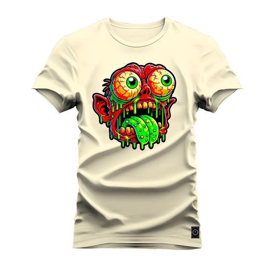 Imagem de Camiseta Premium Estampada Algodão 30.1  Bacteria Louca