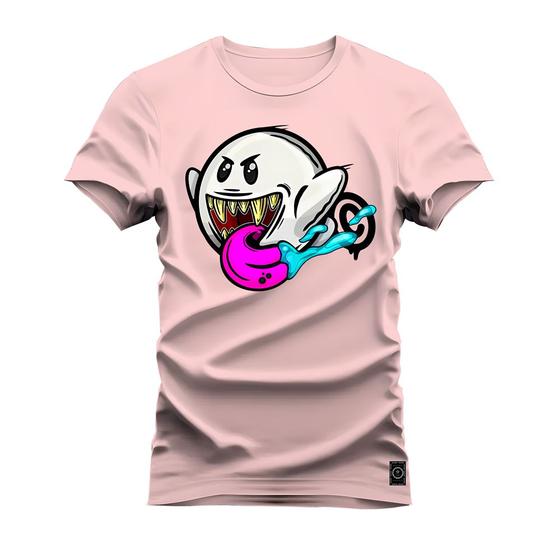 Imagem de Camiseta Premium Estampada Algodão 30.1  Fantasminha Lingua