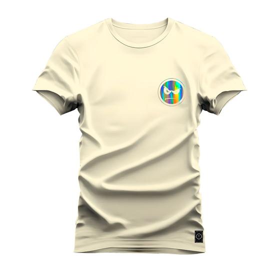 Imagem de Camiseta Premium Estampada Algodão 30.1  Mascara Brilhante Peito