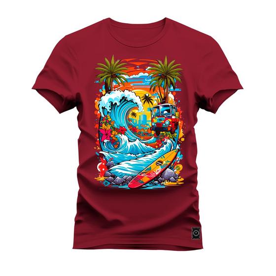 Imagem de Camiseta Premium Estampada Algodão 30.1  Praia Style