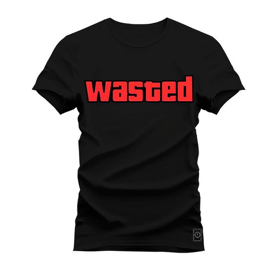 Imagem de Camiseta Premium Estampada Algodão 30.1  Wasted