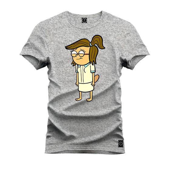 Imagem de Camiseta Premium T-Shirt Algodão Estampada Unissex Menininha Nerd