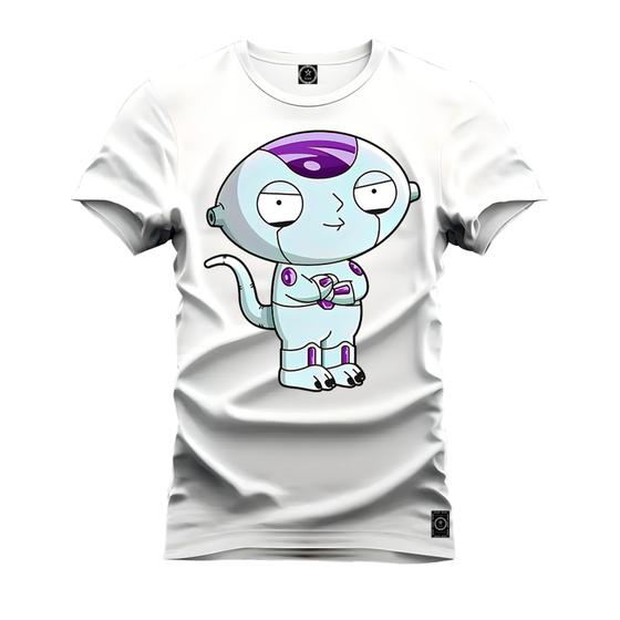 Imagem de Camiseta Premium T-Shirt Algodão Estampada Unissex Robozinho Cabeça