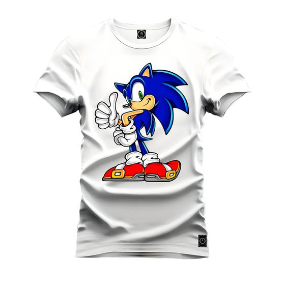 Imagem de Camiseta Premium T-Shirt Algodão Estampada Unissex Sonic