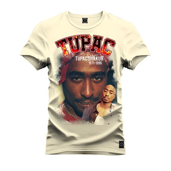 Imagem de Camiseta Premium T-Shirt Algodão Estampada Unissex Tupac Drugs