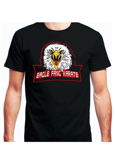 Camiseta Presas de águia - Cobra Kai série Menor preço em Camiseta Presas de águia - Cobra Kai série