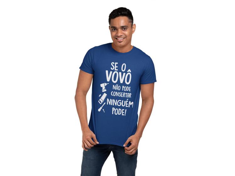Imagem de Camiseta Presente Dia Dos Pais Presente Vovô Avô Azul Marinho