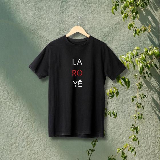 Imagem de Camiseta Preta Laroyê Exú - Umbanda Candomblé - Unissex