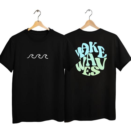 Imagem de Camiseta Preta Make Waves Infantil Juvenil do 4 ao 16