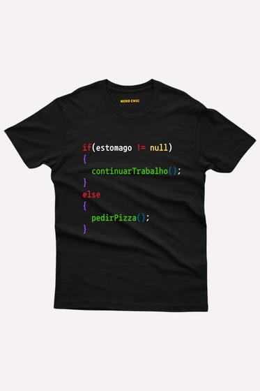 Imagem de Camiseta Programador com fome