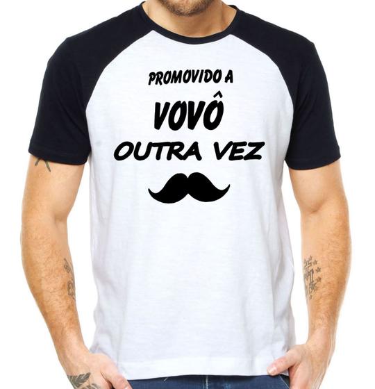 Imagem de Camiseta promovido a vovô outra vez camisa pronta entrega