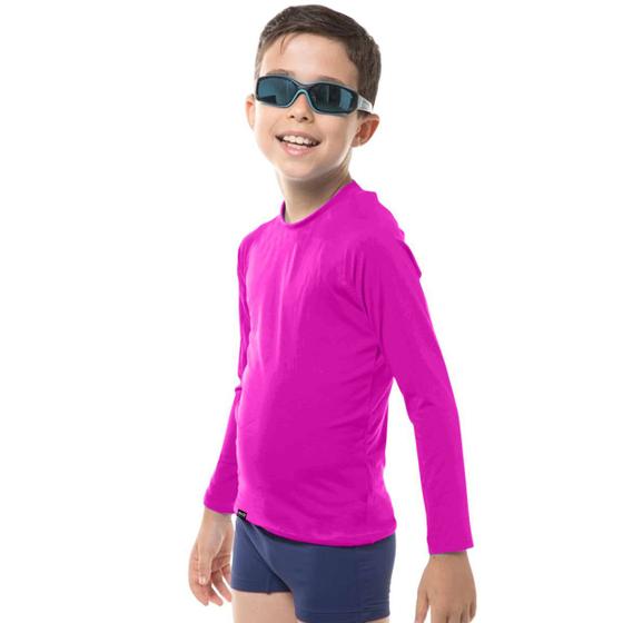 Imagem de Camiseta Proteção Solar Uv50 Manga Longa Infantil - Slim Fitness