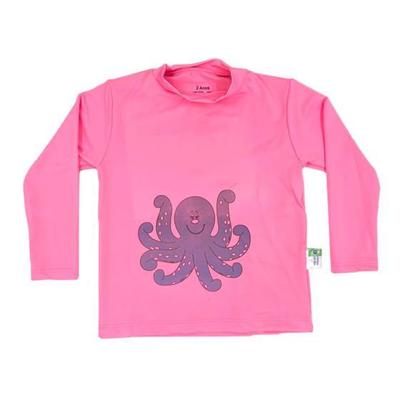 Imagem de Camiseta ProtKids Proteção UV Crianças 2 Anos Rosa