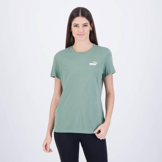 Imagem de Camiseta Puma Ess+ Embroidery Feminina Verde