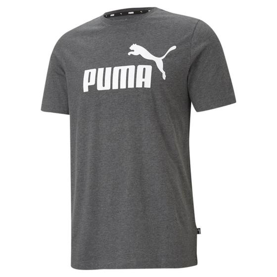 Imagem de Camiseta Puma Ess Heather Masculina Puma Black