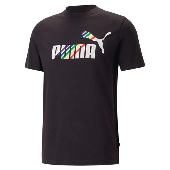 Imagem de Camiseta Puma Ess+ Love Is Love Masculina Preto